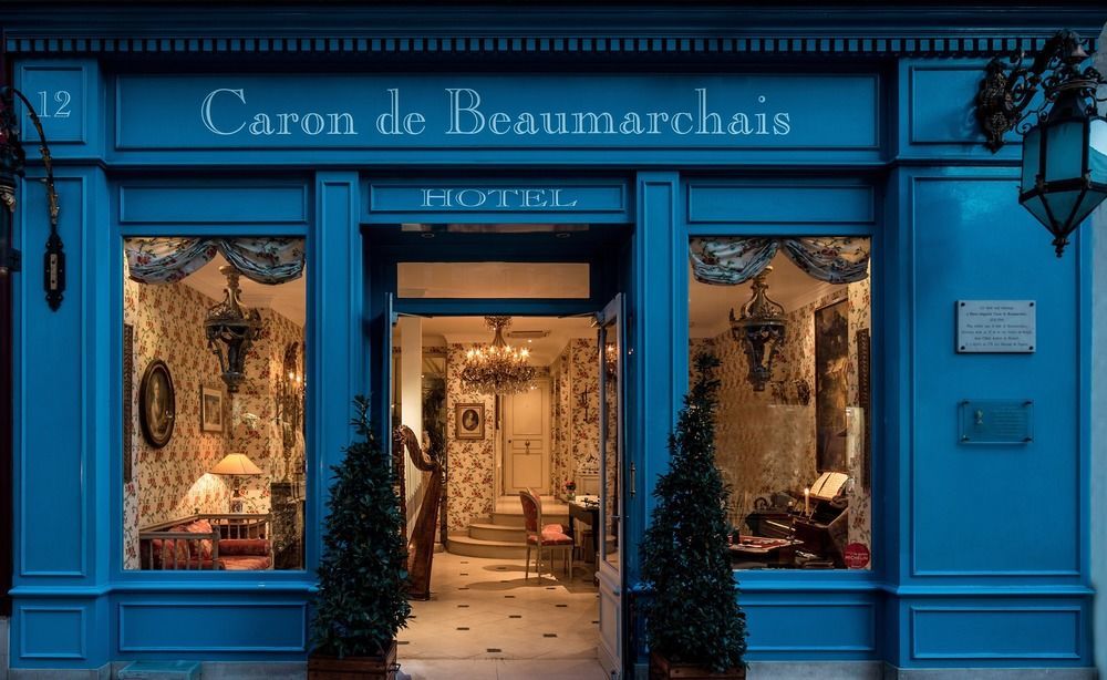 Hotel Caron De Beaumarchais Párizs Kültér fotó